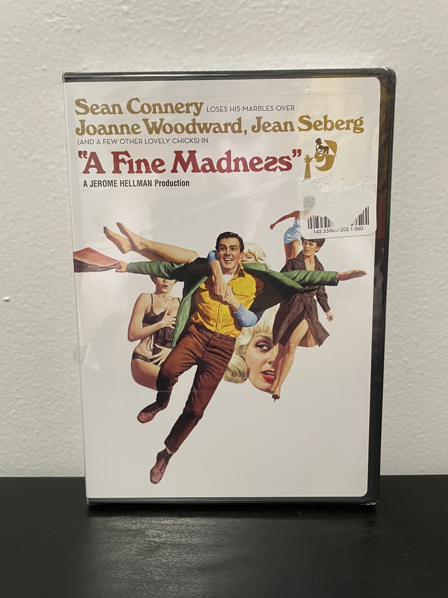 A Fine Madness DVD NEW SEALED Sean Connery Comedy Classic 1966 Not Rated