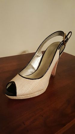 Banana Republic Linen Slingback