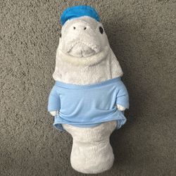 Denis Messenger Manatee Plushy Stuffed Animal Plush 
