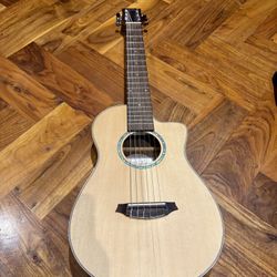 Cordoba Mini II EB-CE, Spruce Ebony, Small Body, Acoustic-Electric Cutaway Guitar