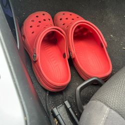 Red Crocs