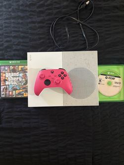 Xbox One + Pink Controller + 2 Games – $130