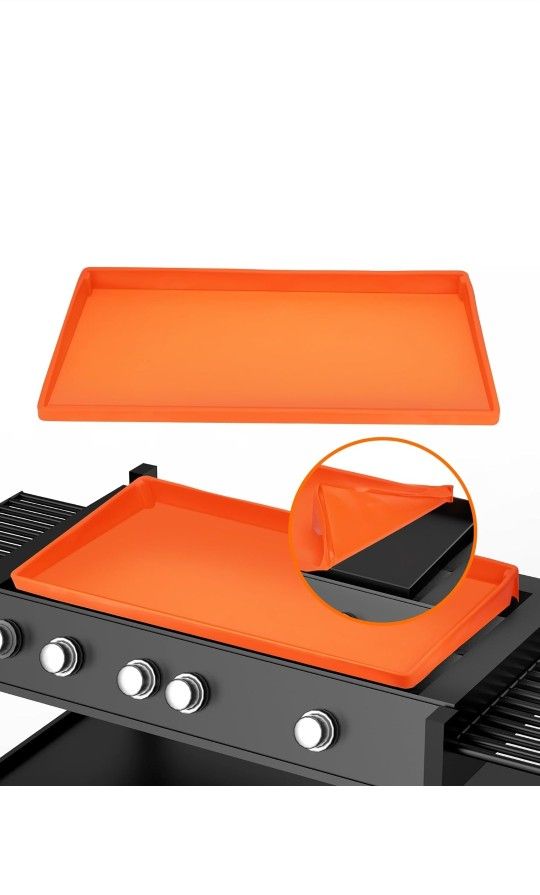 New 28'' Griddle Mat Silicone for Blackstone, Silicone Griddle Cover Upgraded Full-Cover,Protective BBQ Grill for Blackstone Protector Accessories Kit