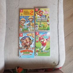 4 Switch Games $25 A Piece 