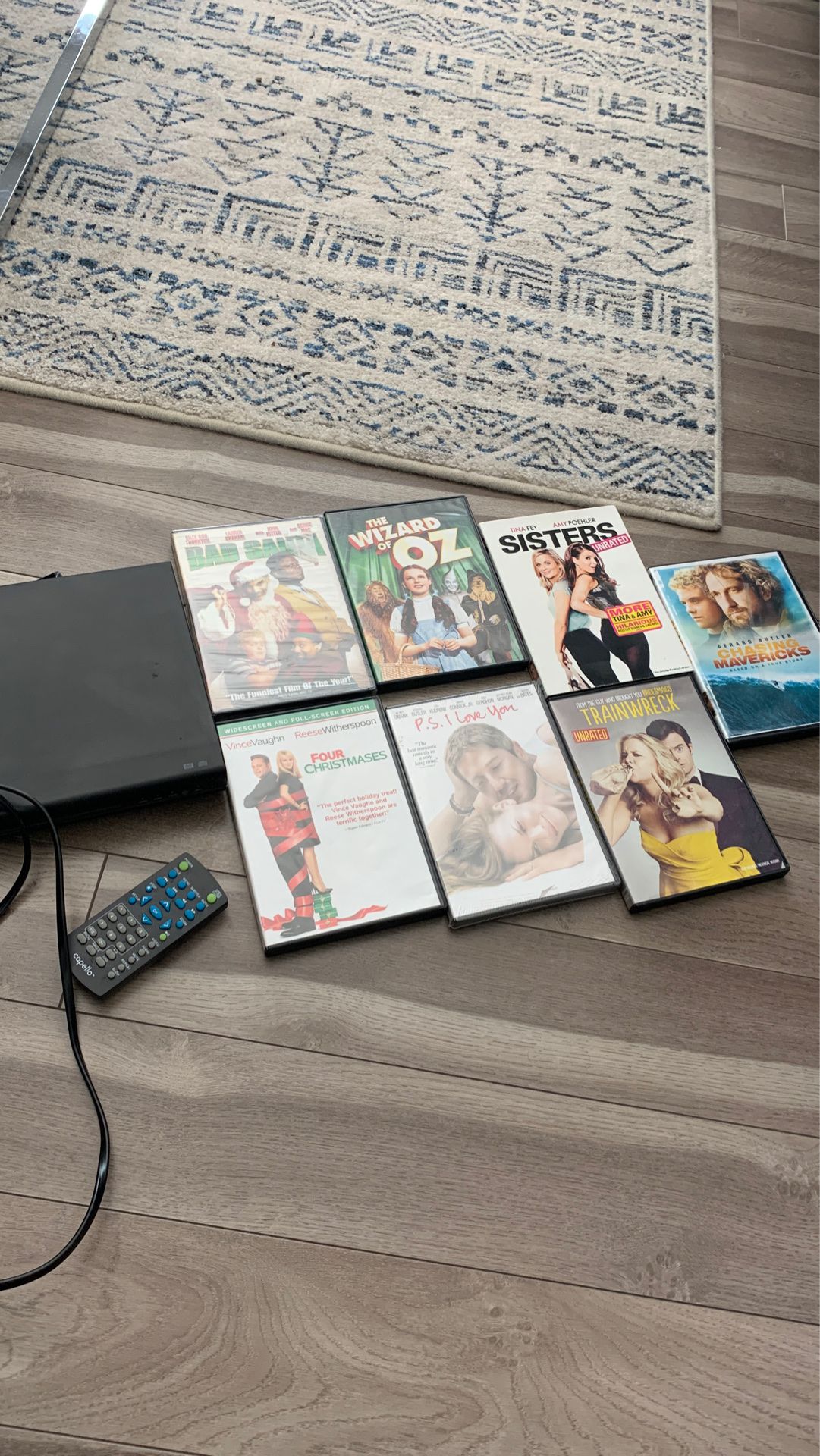 DVD Player + 7 movies