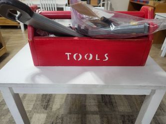 Play Tool box with play tools
