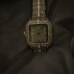 Women’s iced out watch 