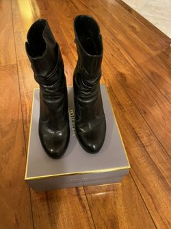 Via Spiga, Black, Boot, 61/2