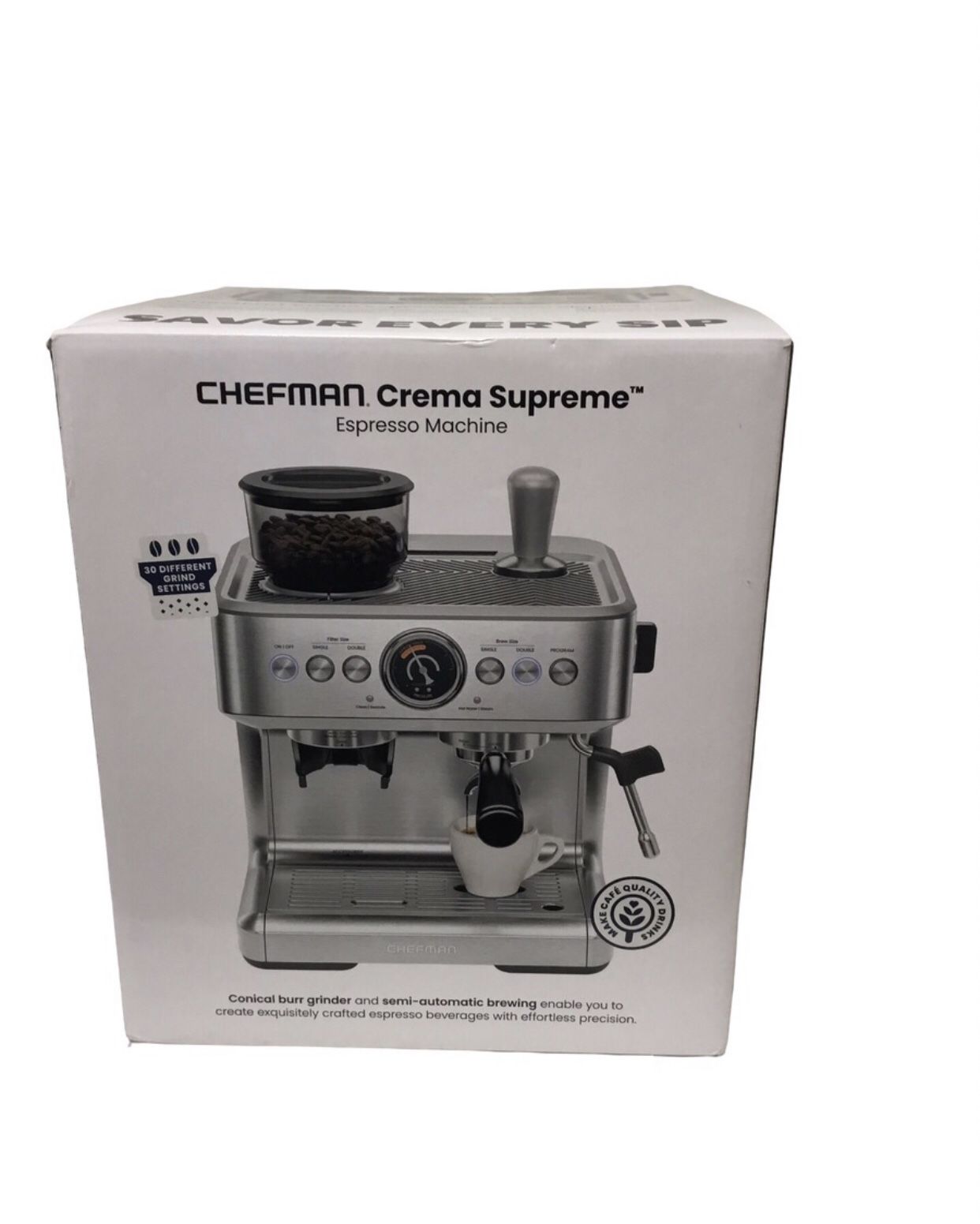 Chefman Crema Supreme Express Machine EPJ029839