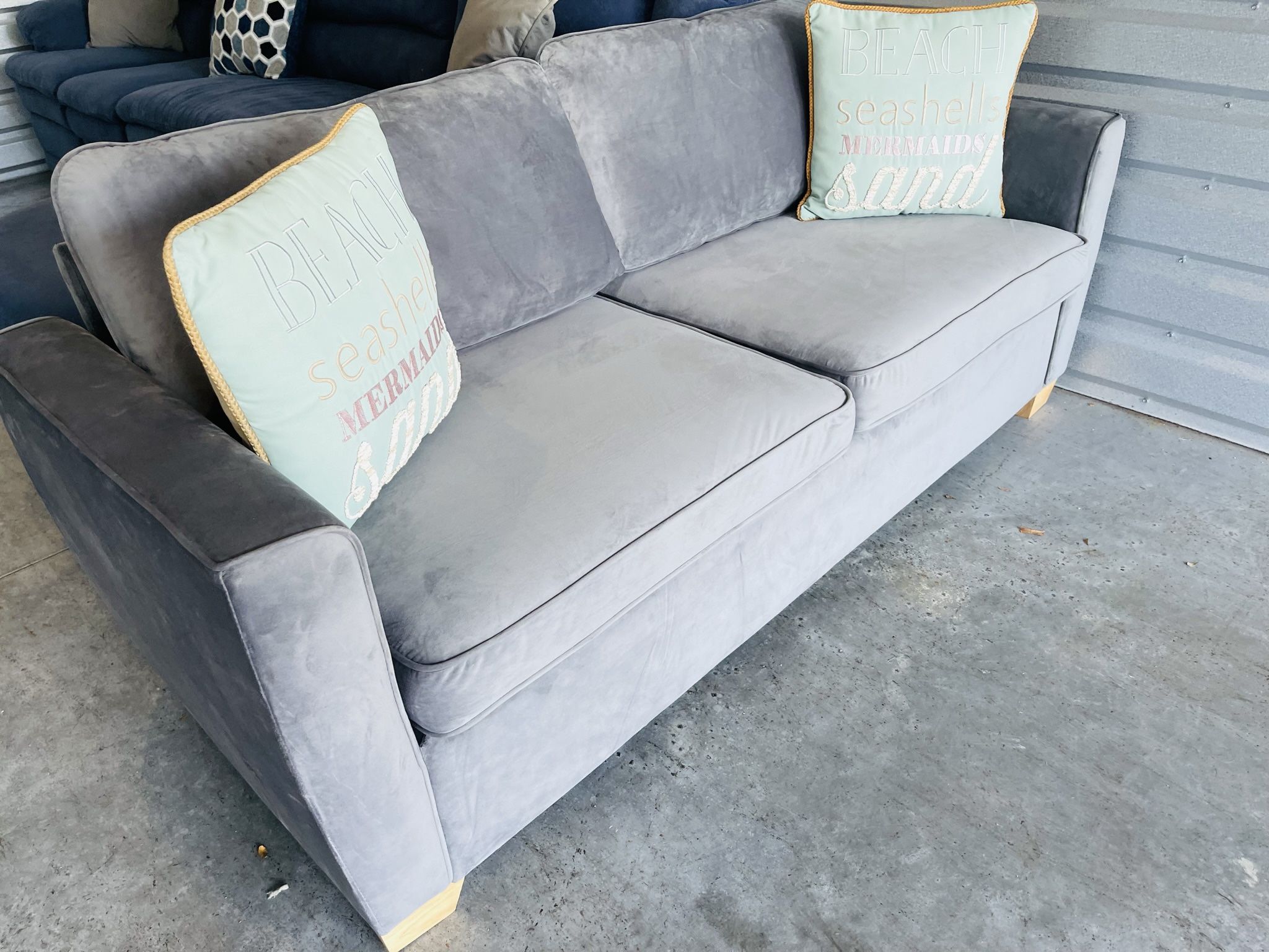 Stunning Ultra Upscale Z Gallerie Sleeper Sofa( Mattress Never Used)