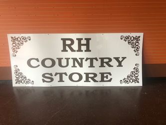 4’ X 6’ Aluminum Sign 1/8 Thick
