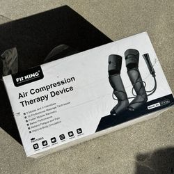 New in box Fit King FT012A Circulation Massager for Leg/Foot - Gray