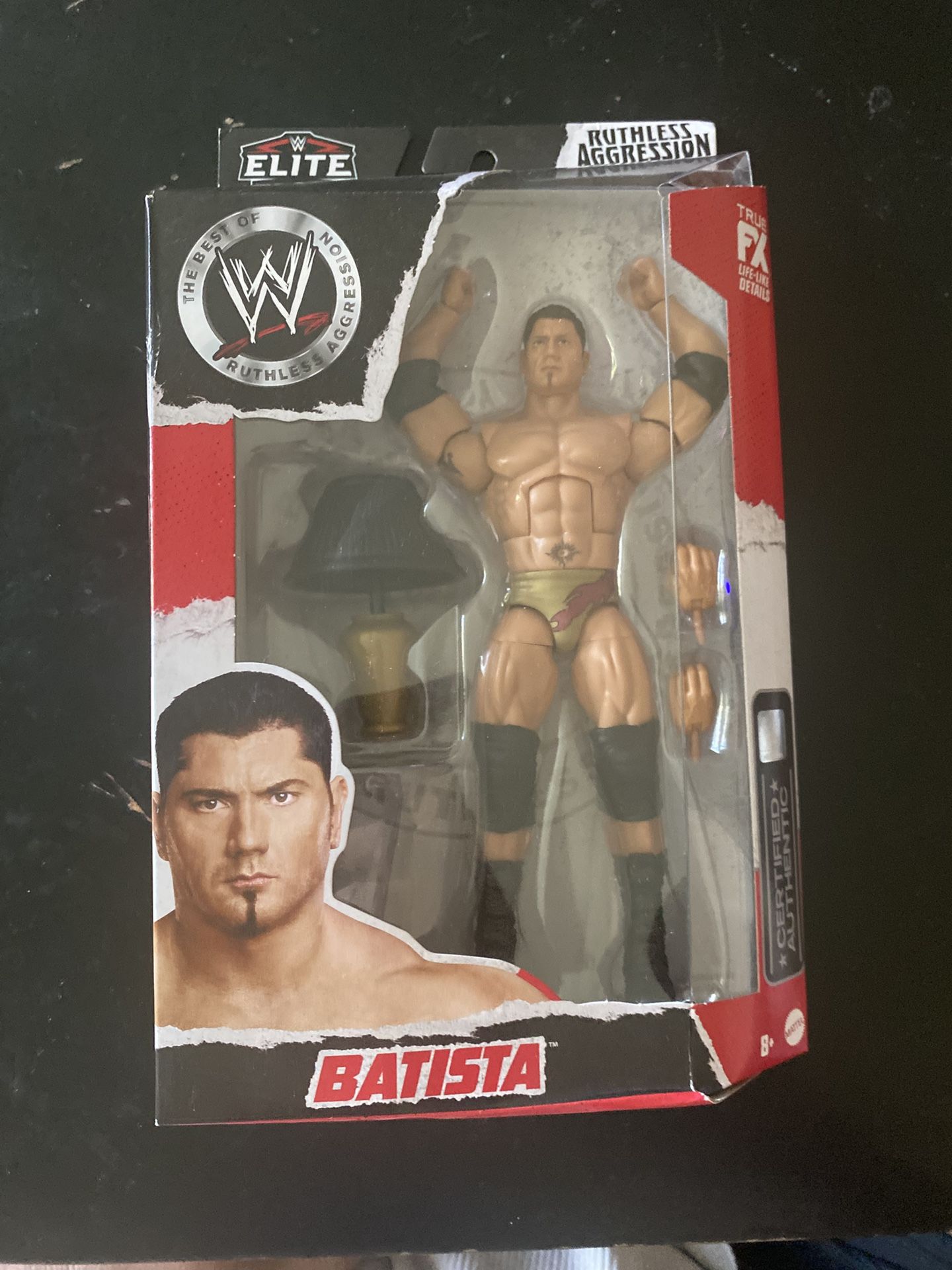 WWE Elite Ruthless Aggression BATISTA Wrestling Action Figure 2022 Damage 