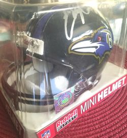 Ed Reed Autographed Mini Helmet