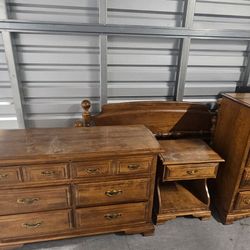 Antique Real Wood Quality California Built BedRoom