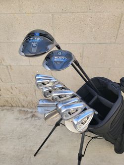 Taylormade SLDR & Tour Perferred Golf Set Right Handed W/Ping Voyage Stand Bag