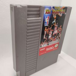 Tecmo NBA Basketball NES Nintendo Authentic Cartridge Untested