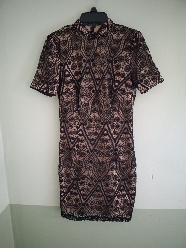 Forever 21 Black & Nude Dress