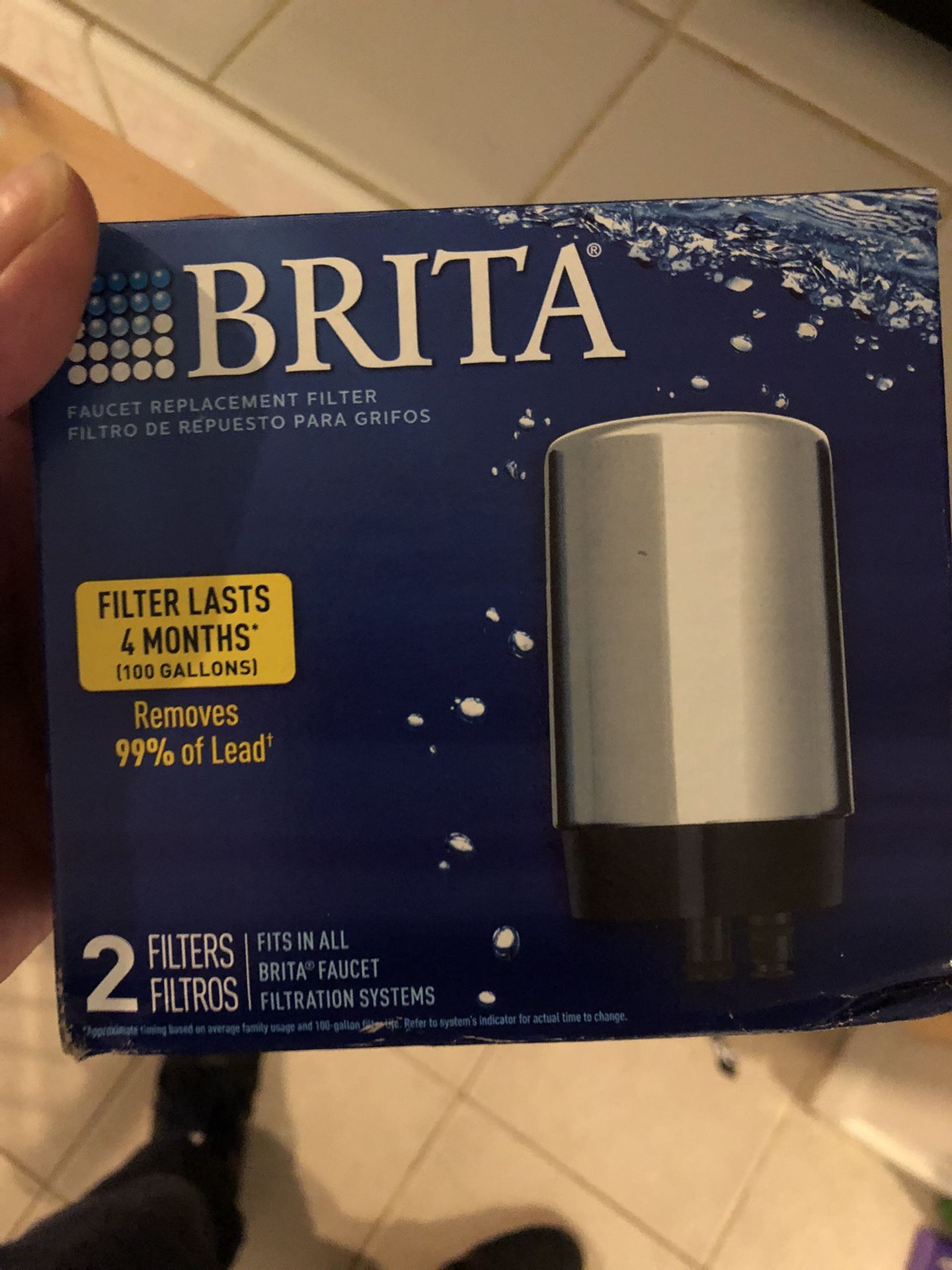 Brita Chrome Replacement Filter 2 Pack