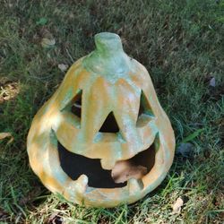 Terra Cotta Pumpkin Chiminea 