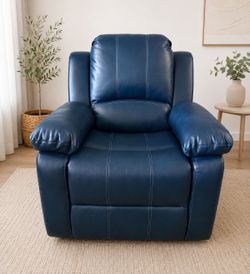BRAND NEW BLUE RECLINER – ONLY $200!
