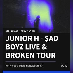 JUNIOR H TICKETS SATURDAY 