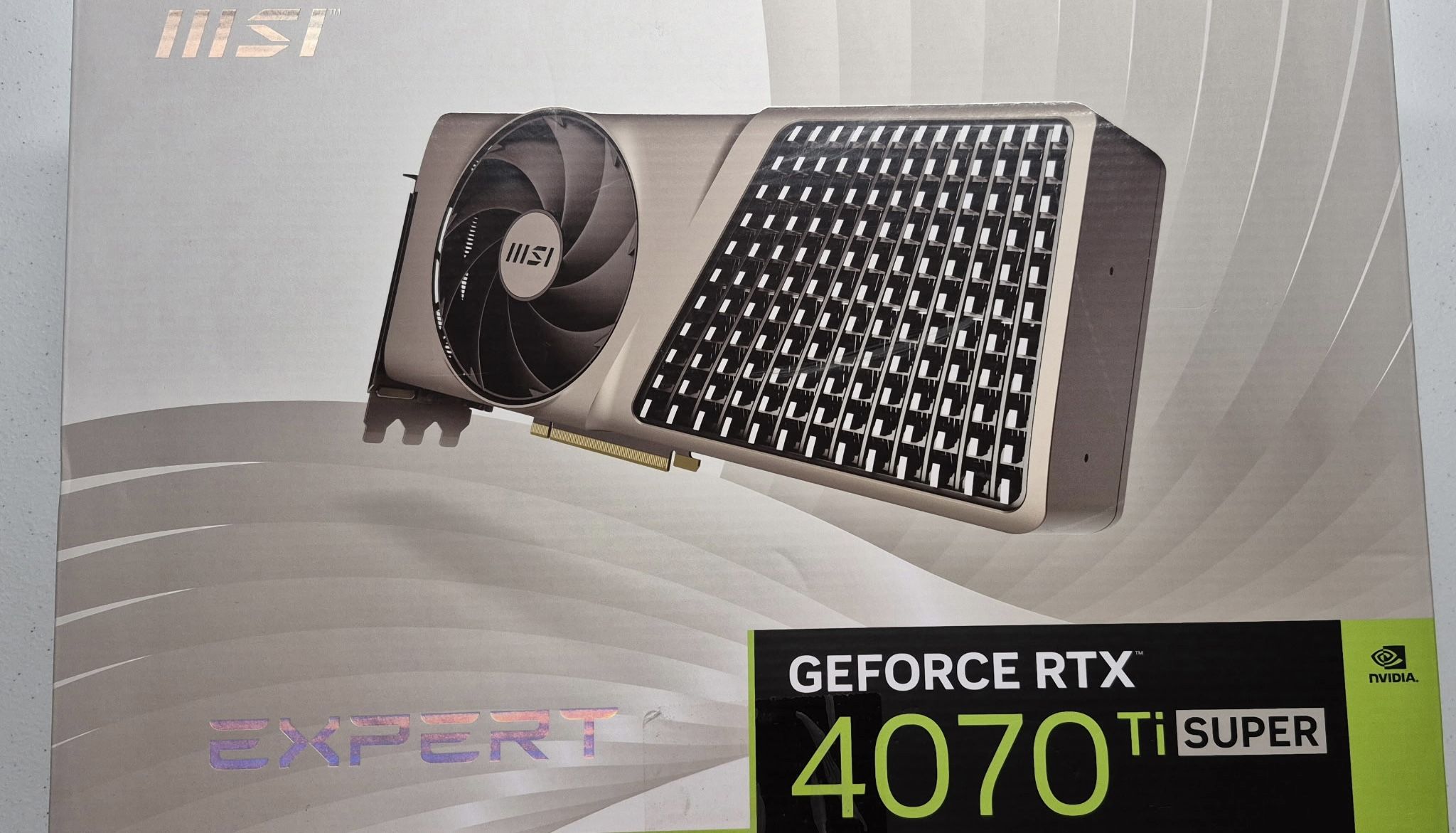 MSI GeForce RTX 4070 Ti Super 16G Expert: 16GB GDDR6X, PCIe 4.0, 2670MHz, 21000MHz, DisplayPort x3, HDMI x1, 7680x4320, Desktop Compatible