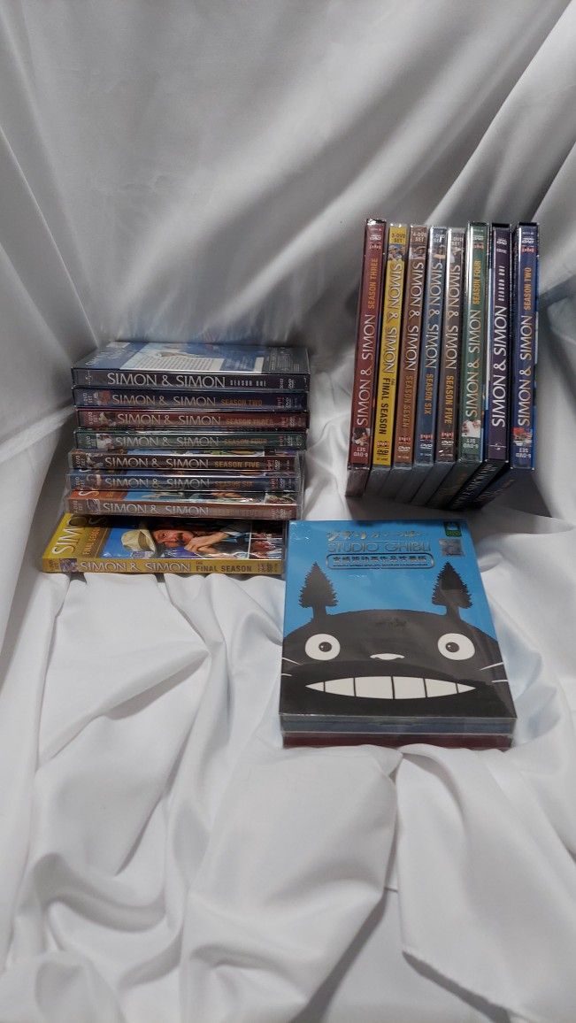 3 DVD sets Simon & Simon Seasons 1-11 (2) Studio Ghibli New