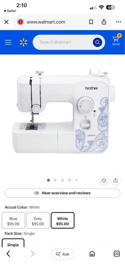 Brother LX3817 Sewing Machine White