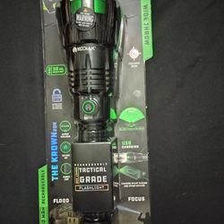 Tactical Grade Kodiak Flash Light And Slime Tire Inflator 