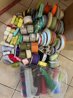 Tons of ribbon and mesh
