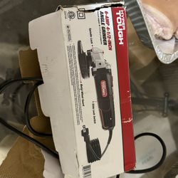 Hyper Tough 6 Amp Corded Angle Grinder with Handle