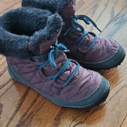 Girls Columbia Ankle Snow Boots Size 2