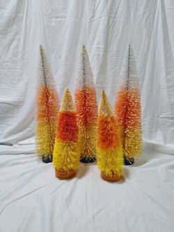 Halloween Autumn Tall Brush Trees Bundle