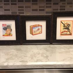 ORIGINAL WATERCOLORS BY DON (DL) BROWN.  SIGNED AND CUSTOM FRAMED