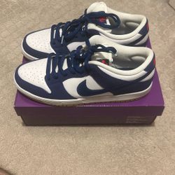 Dodgers Nike SB Dunk lows 