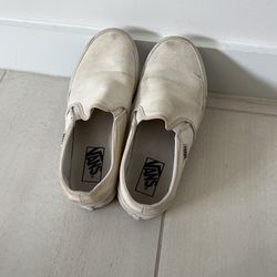 Vans Classic White Slip On Shoes