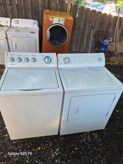 washer n electric dryer for sale 350 30 day waranty delivery available also do repairs