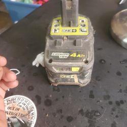 Ryobi 18v Lithium Battery