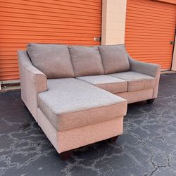 Free Delivery - Clean Sectional Couch with Reversible Chaise