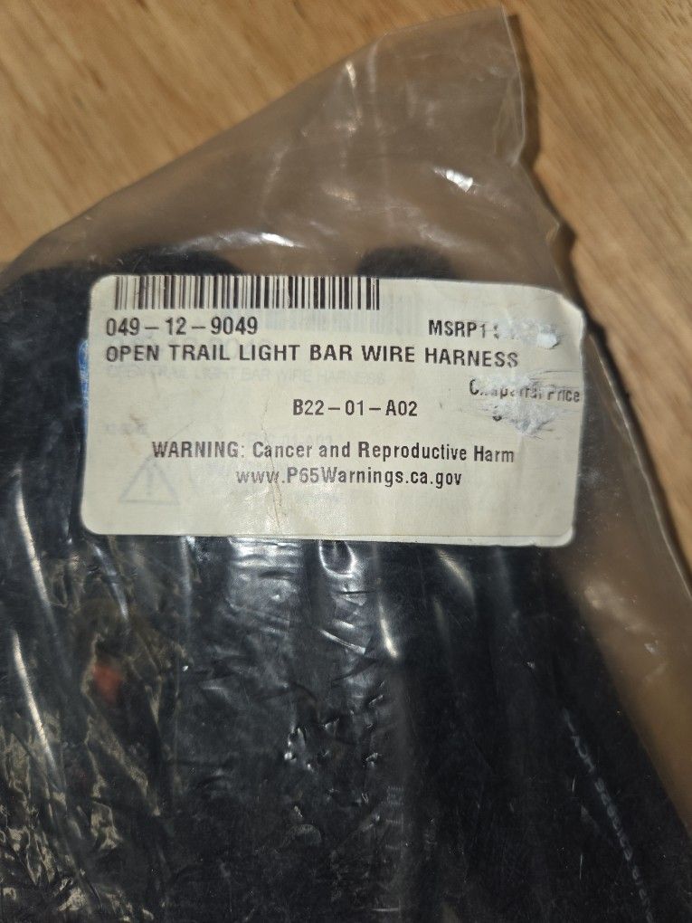 Light Bar Wire Harness