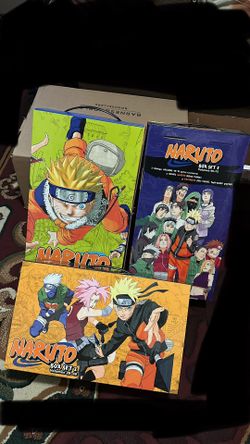 Naruto Manga Books Complete Box 