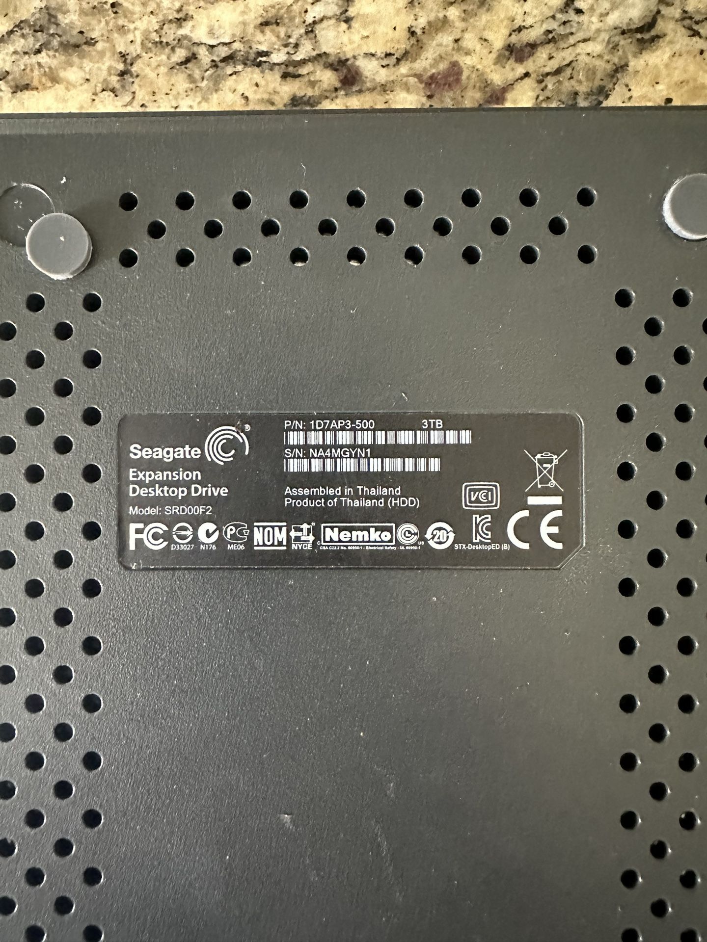 Seagate 3TB Hard drive