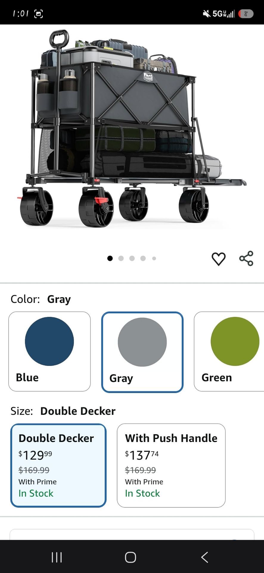 Timber Using TIMBER RIDGE double decker cart for Sale in San Antonio, TX - OfferUp