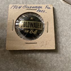 1964 Barry Goldwater for president button