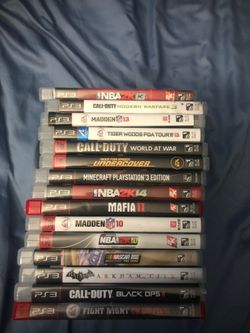 PS3 games for sale or trade