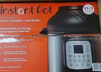 Instant Pot 8 Quart 11-in-1 Duo Crisp Multi-Cooker + Air Fryer