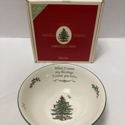 Spode Christmas Tree Bowl 6.25" W