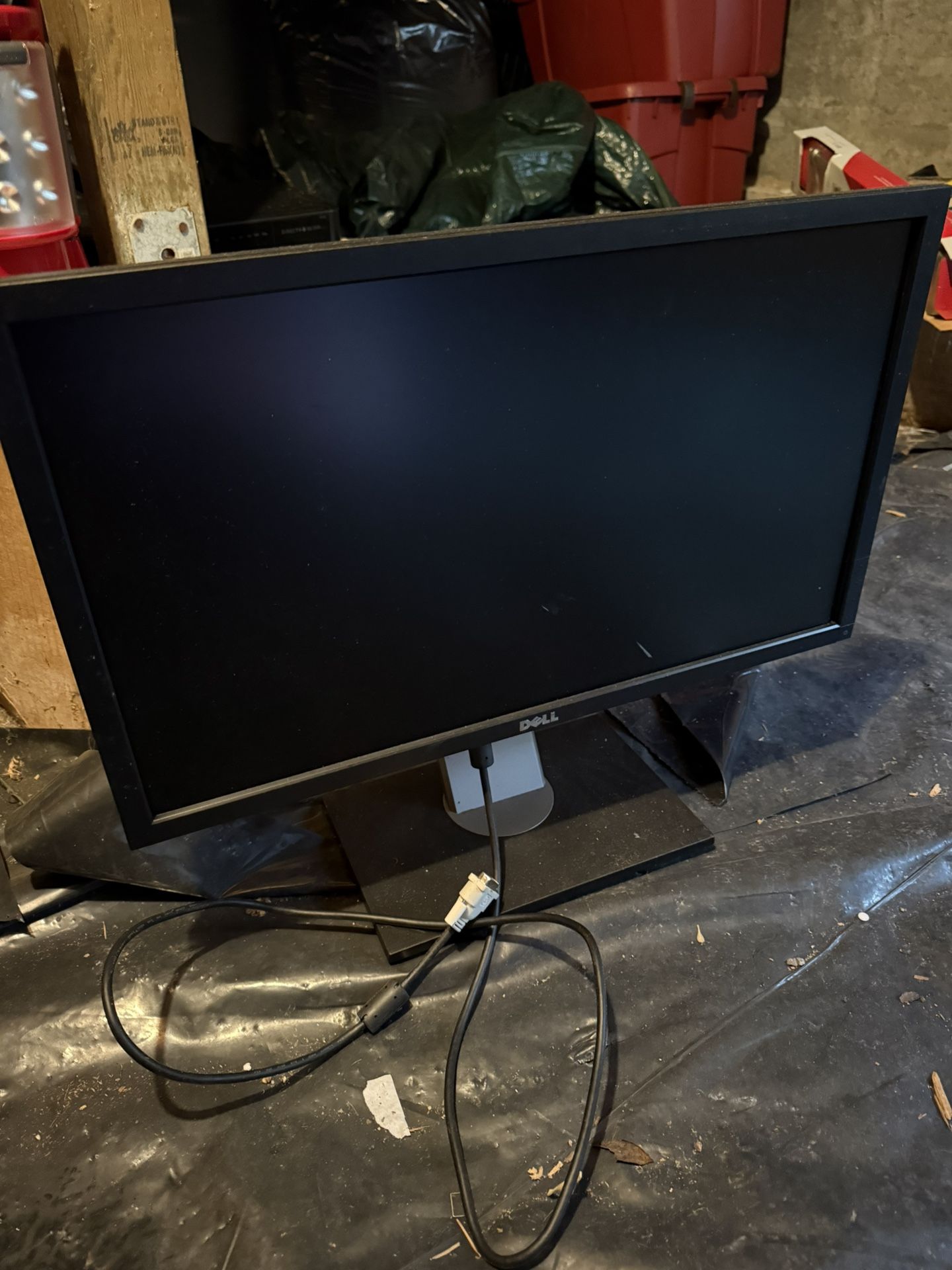 Dell P2411Hb 24” Monitor Untested / For Parts or Repair