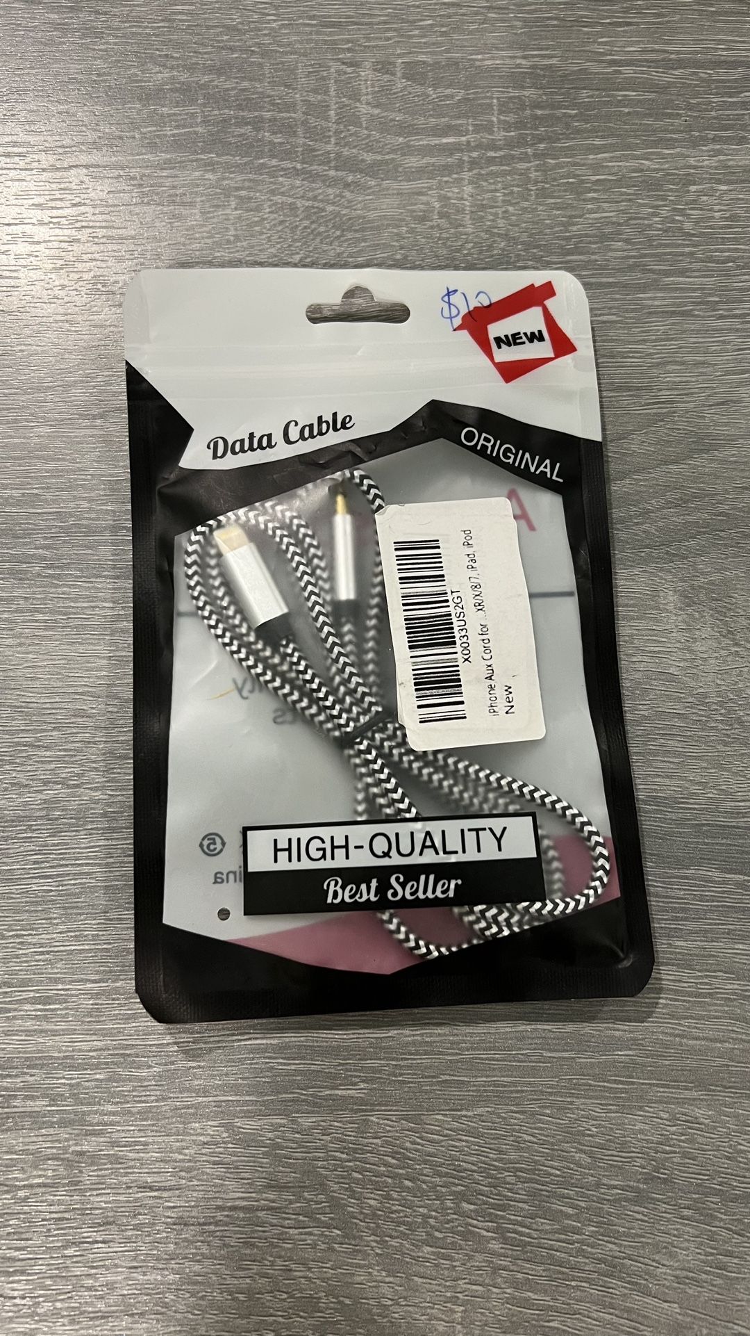 iPhone Lightning AUX Cable 3.5 mm Jack